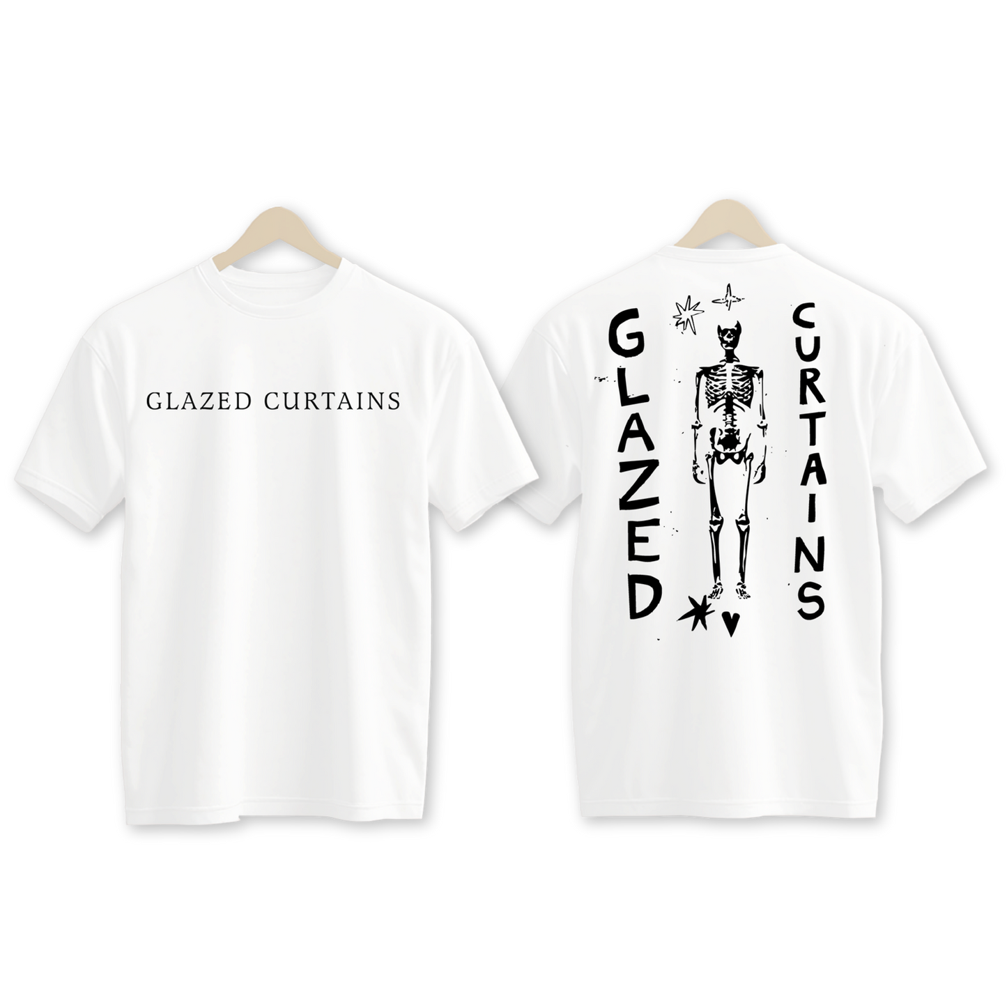 Glazed Curtains - Skeleton T-Shirt